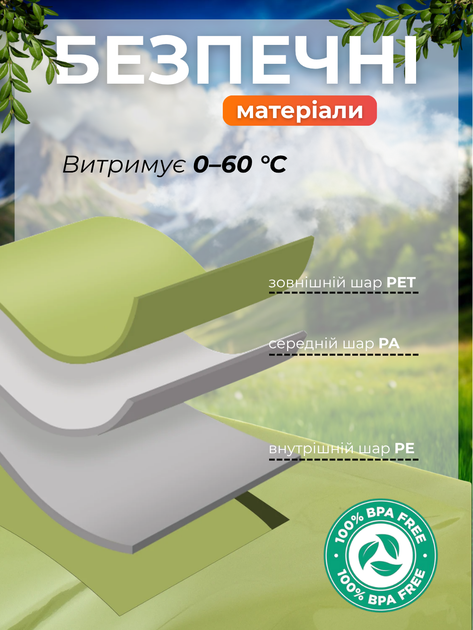 Складывающаяся канистра пакет JoyPro Water Bag для воды напитков пищевых жидкостей с краном дозатором 8 л (1092-6) - Фото 5 Складывающаяся канистра пакет JoyPro Water Bag для воды напитков пищевых жидкостей с краном дозатором 8 л (1092-6) - изображение 5
