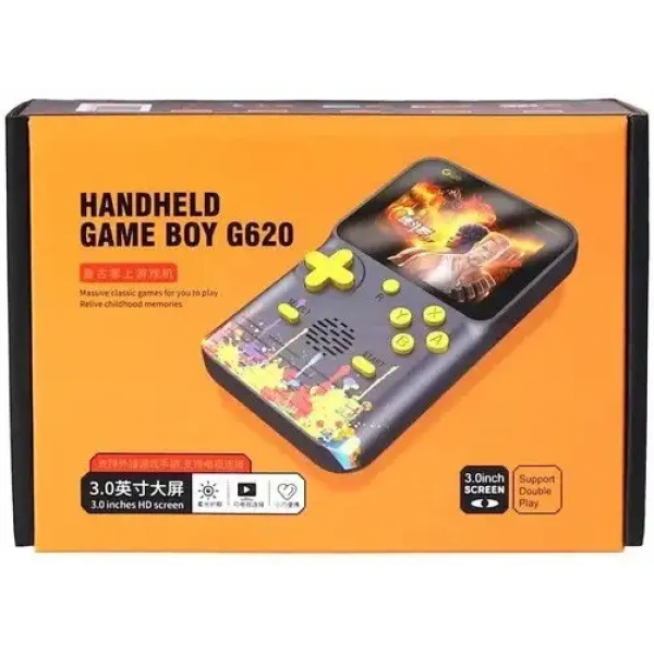 Приставка ігрова з джойстиком 500 ігор Handheld Game Boy G620 - изображение 10