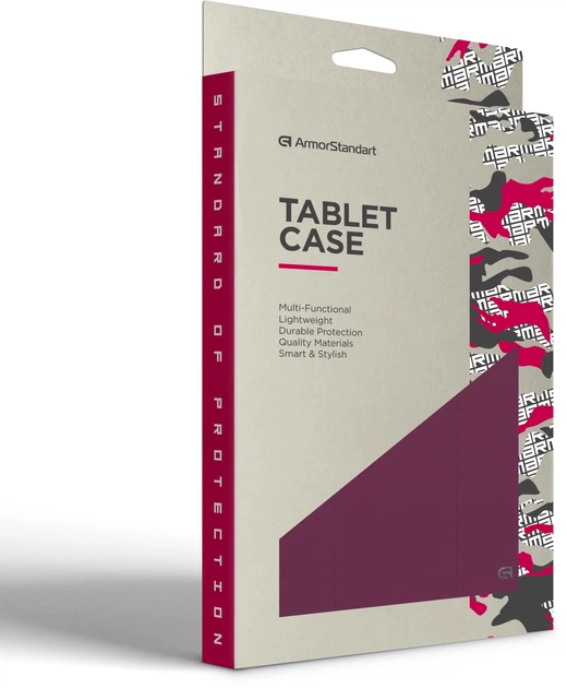 Чехол для планшета ArmorStandart Smart Fold Pen для Samsung Galaxy Tab S10 Lite / S10 FE с креплением для стилуса Plum (ARM85553) - изображение 8