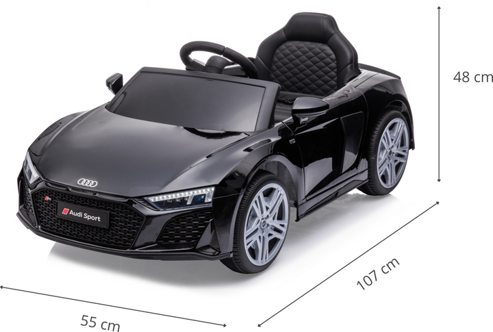 Pojazd na akumulator Milly Mally Audi R8 Spyder Czarny (5901761129311) - obraz 16