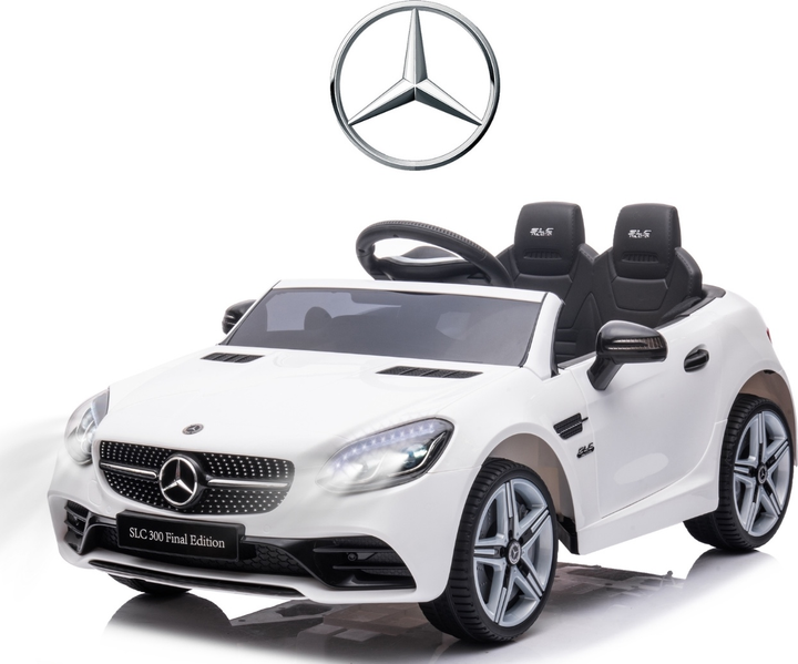 Електромобіль для дітей Milly Mally Mercedes-Benz SLC Білий (5901761129731) - зображення 2