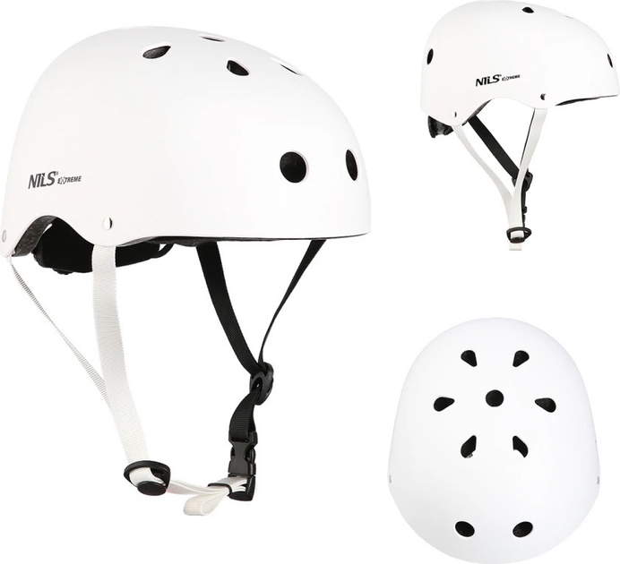 Шолом Nils EXTREME MTW001 L 58-61 см Білий 16-70-324 (5907695520965) - зображення 8