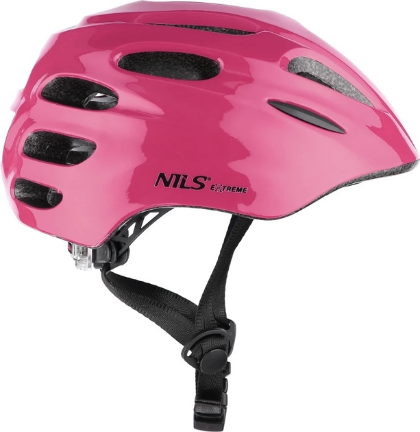 Шолом Nils EXTREME MTW01 LED XS 49-55 см Рожевий 16-70-081 (5907695595864) - зображення 2