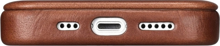 Чохол-книжка iCarer Curved Edge Oil Wax Real Leather Folio Case для Apple iPhone 14 Plus Retro Brown (AKI14220707-BN) - зображення 12