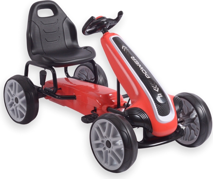Gokart na pedały Milly Mally Power Red 5758 (5901761129458) - obraz 3