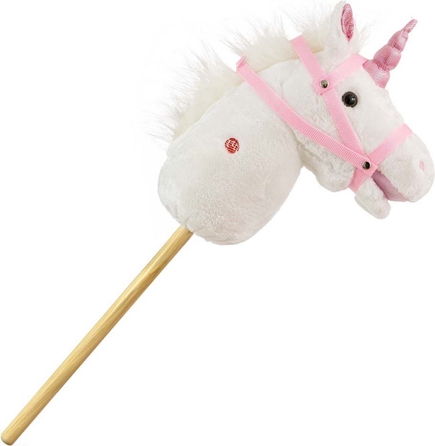 Koń na kiju Milly Mally Hobby White 6086 (5901761127324) - obraz 2