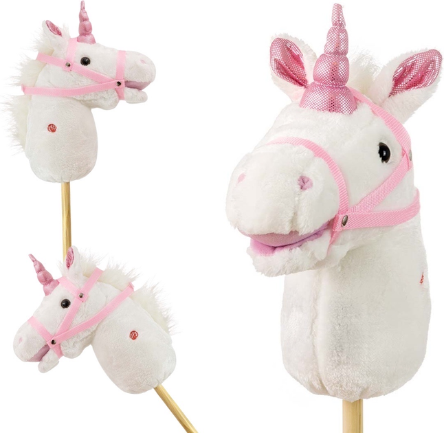 Koń na kiju Milly Mally Hobby White 6086 (5901761127324) - obraz 7