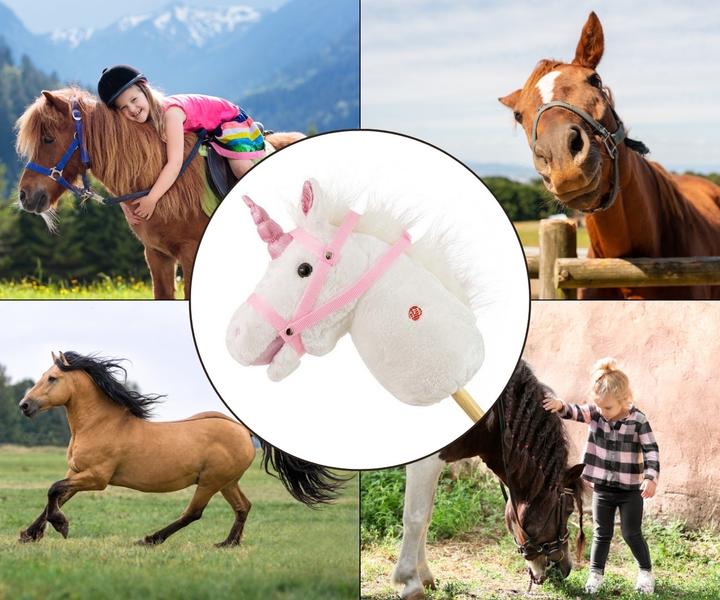 Koń na kiju Milly Mally Hobby White 6086 (5901761127324) - obraz 10