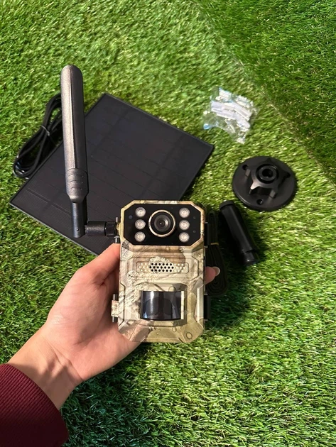Фотопастка А8S 4G на сонячній панелі нічне бачення мисливська камера - Фото 4 Фотопастка А8S 4G на сонячній панелі нічне бачення мисливська камера - изображение 4