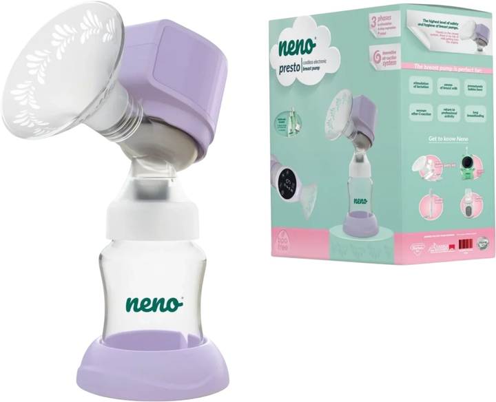 Laktator elektroniczny Neno Presto bezprzewodowy 150 ml (5902479673912) - obraz 7