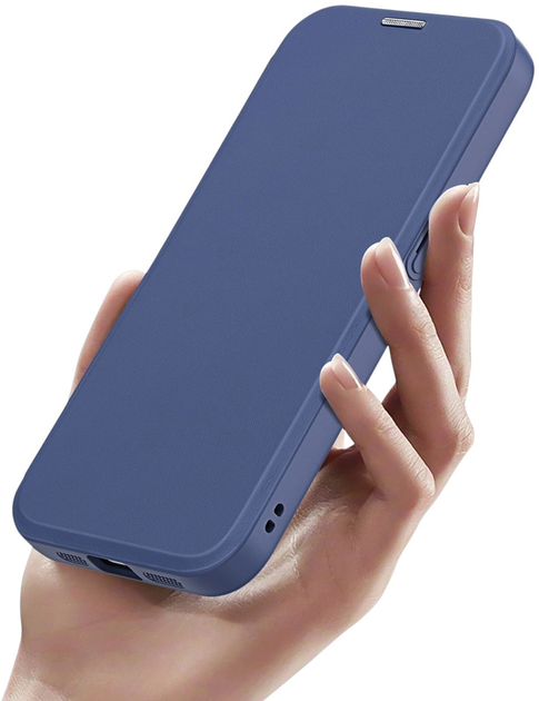 Etui z klapką Dux Ducis Skin X Pro MagSafe do Apple iPhone 16e Blue (6971824158595) - obraz 4