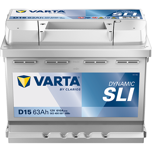 Автомобильный аккумулятор Varta Silver Dynamic 63А Ев (-/+) D15 (610EN) (563400061) - Фото 1 Автомобильный аккумулятор Varta Silver Dynamic 63А Ев (-/+) D15 (610EN) (563400061) - изображение 1