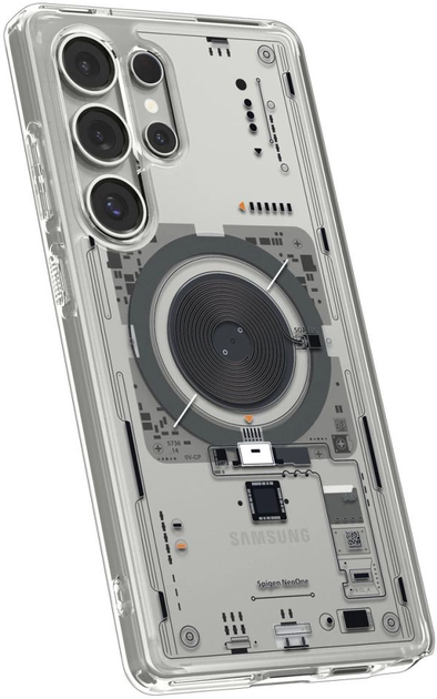 Etui plecki Spigen Ultra Hybrid Mag do Samsung Galaxy S25 Ultra Transparent (8809971237901) - obraz 7