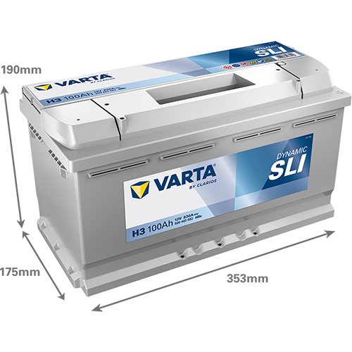 Автомобильный аккумулятор Varta Silver Dynamic 100А Ев (-/+) H3 (830EN) (600402083) - изображение 4