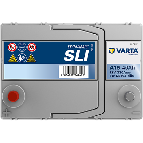 Автомобильный аккумулятор Varta Blue Dynamic 40Ah Тонкая клема (+/-) ASIA A15 (330EN) (5401270333132) - Фото 2 Автомобильный аккумулятор Varta Blue Dynamic 40Ah Тонкая клема (+/-) ASIA A15 (330EN) (5401270333132) - изображение 2