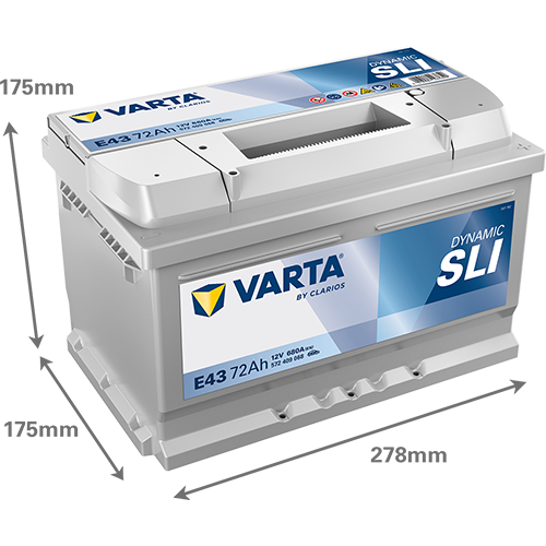 Автомобильный аккумулятор Varta Blue Dynamic 72А Ев (-/+) E43 (680EN) (572409068) - изображение 4