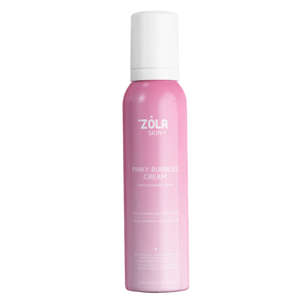 ZOLA SKIN Крем-пінка для вмивання Pinky Bubbles Cream 150 мл - Фото 1 ZOLA SKIN Крем-пінка для вмивання Pinky Bubbles Cream 150 мл - зображення 1