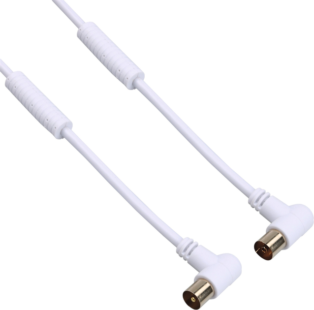 Kabel TechniSat Coaxial IEC - IEC 3 m White (76-4832-03) - obraz 2