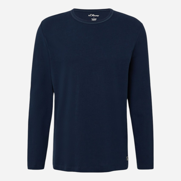 Longsleeve męski s.Oliver 10.3.11.12.130.2170134-5978 3XL Granatowy - obraz 4