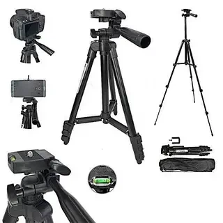 Штатив металлический универсальный для телефона и фотоаппарата Tripod 3120 0,35-1,02м легкий и компактный 1020 мм 2,5 кг - Фото 3 Штатив металлический универсальный для телефона и фотоаппарата Tripod 3120 0,35-1,02м легкий и компактный 1020 мм 2,5 кг - изображение 3