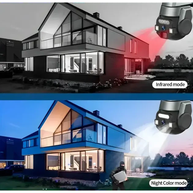 Камера наружная уличная поворотная WIFI CyberGuard OUTDOOR Q-812 5Mp IP66 датчик движения - изображение 5