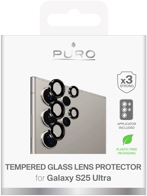 Захисне скло Puro Single Camera Lens для Samsung Galaxy S25 Ultra (8018417499968) - зображення 6