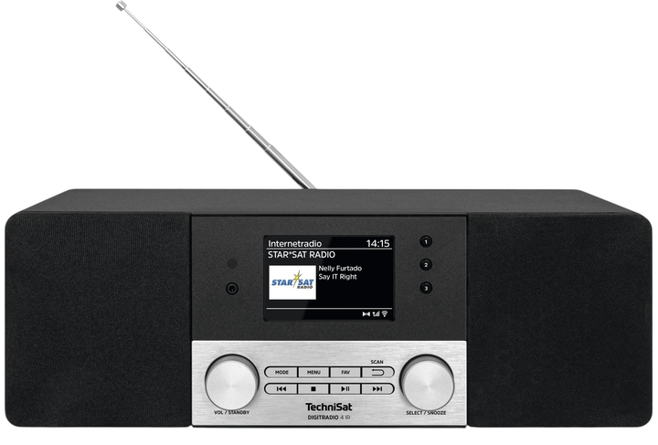 Радіо TechniSat DIGITRADIO 4 IR Black (0000/3957) - зображення 2