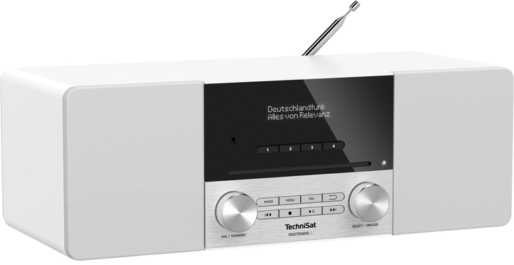 Радіо TechniSat DIGITRADIO 3 DAB+ White (0001/3913) - зображення 3
