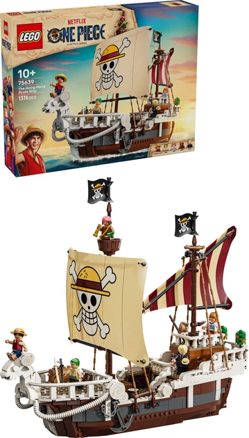 Конструктор LEGO One Piece Піратський корабель «Всюдихідний Меррі