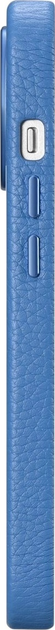 Etui iCarer Litchi Premium Leather Magsafe Back Case do Apple iPhone 14 Pro Max Light Blue (WMI14220712-LB) - obraz 12