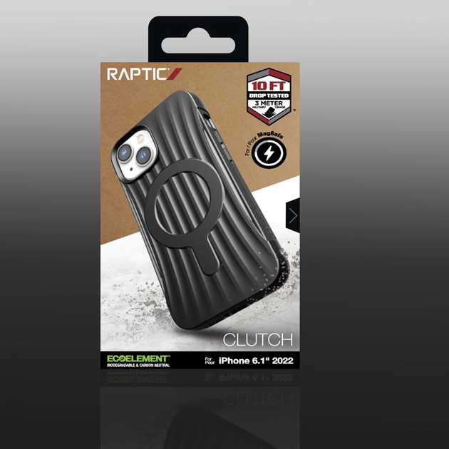 Etui Raptic X-Doria Clutch Built Case do Apple iPhone 14 Black (6950941493215) - obraz 8