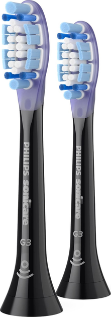 Główki szczoteczki do zębów Philips Sonicare G3 Premium Gum Care 2 szt. Czarne (HX9052/88) - obraz 1