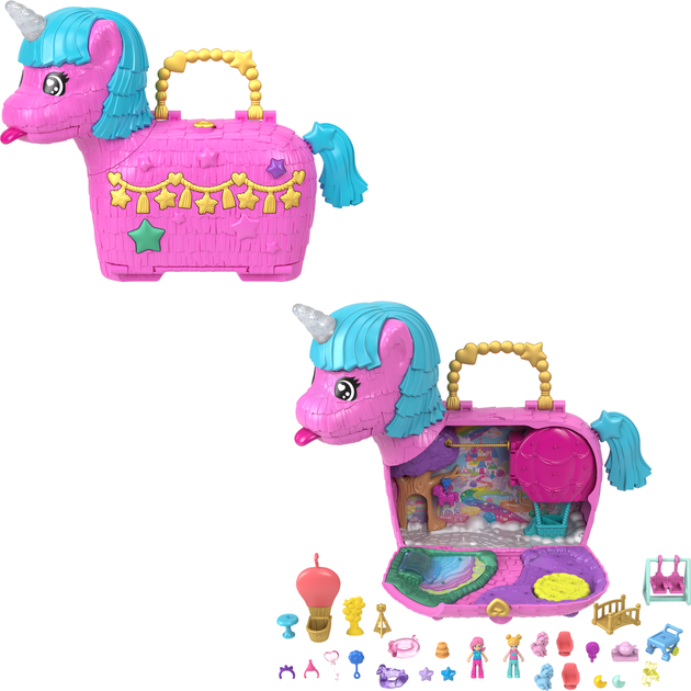 Игровой набор Polly Pocket Праздничная вечеринка единорогов (HYD96) - изображение 3