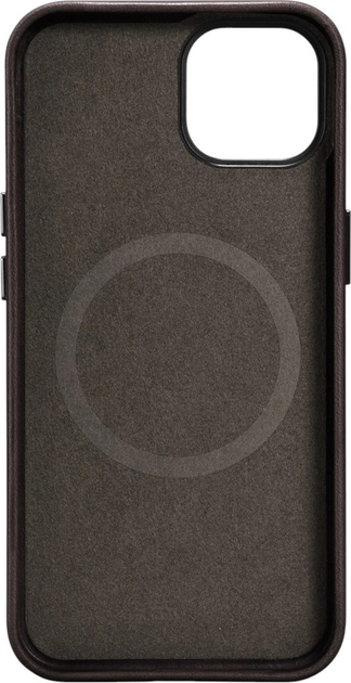 Панель iCarer Oil Wax Premium Leather Magsafe Back Case для Apple iPhone 14 Plus Camel Tan (WMI14220703-BN) - зображення 3