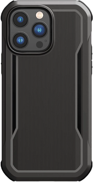 Etui Raptic X-Doria Fort Case do Apple iPhone 14 Pro Max Black (6950941493666) - obraz 1