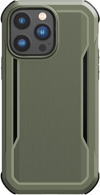 Etui Raptic X-Doria Fort Case do Apple iPhone 14 Pro Max Green (6950941493659) - obraz 1