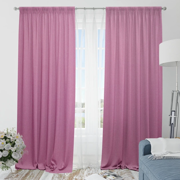 Декоративная ткань Афина 2 розовый (263г/м.кв280см пог.м) 155707 - Фото 4 Декоративная ткань Афина 2 розовый (263г/м.кв280см пог.м) 155707 - изображение 4