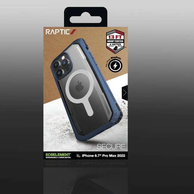 Панель Raptic X-Doria Secure Case для Apple iPhone 14 Pro Max Blue (6950941493543) - зображення 10