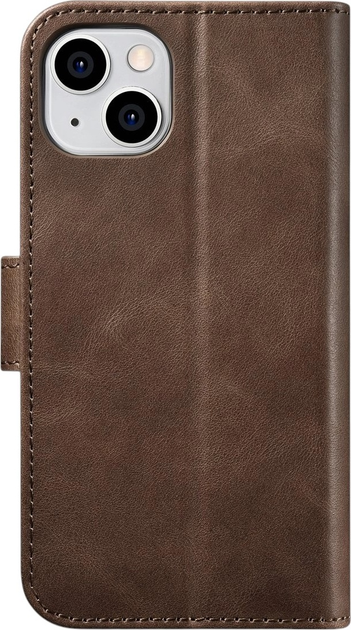 Чохол-книжка iCarer Oil Wax Premium Leather 2in1 Wallet Case з RFID для Apple iPhone 14 Plus Brown (WMI14220723-BN) - зображення 2