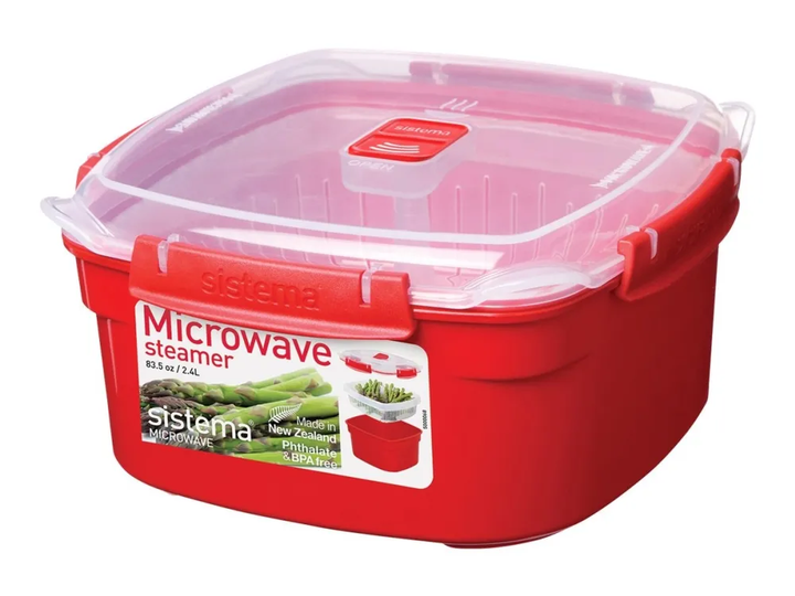 Контейнер Sistema Steamer червоний 2.4 л (9414202011022) - зображення 1