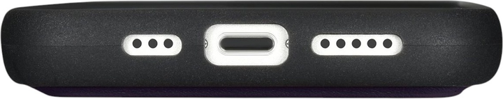 Чохол-книжка iCarer Real Cowhide Premium Leather 2in1 Wallet Case з RFID для Apple iPhone 14 Plus Dark Purple (WMI14220727-DP) - зображення 8