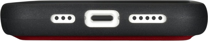 Etui z klapką iCarer Real Cowhide Premium Leather 2in1 Wallet Case z RFID do Apple iPhone 14 Plus Red (WMI14220727-RD) - obraz 8