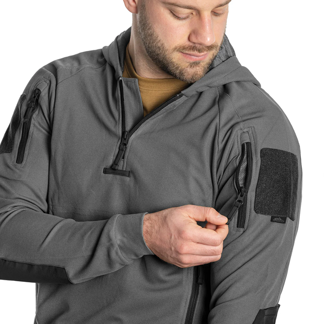 Кофта Helikon Range Hoodie TopCool, Shadow Grey/ Black, XS - зображення 3