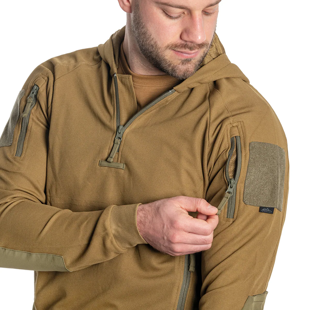 Кофта Helikon Range Hoodie TopCool, Coyote / Adaptive Green, 2XL - изображение 3