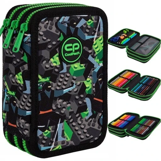 Триповерховий розкладний пенал Coolpack Jumper 3 з комплектацією Kids From The Block - Фото 1 Триповерховий розкладний пенал Coolpack Jumper 3 з комплектацією Kids From The Block - зображення 1