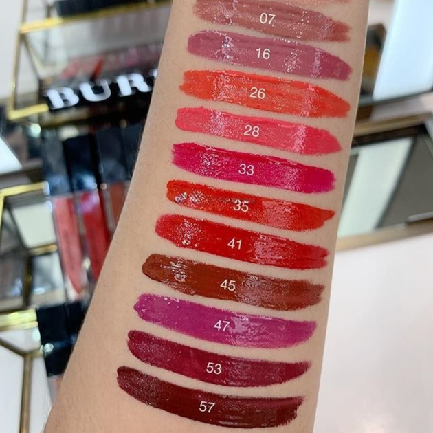 Жидкая лаковая помада Burberry Kisses Lip Lacquer Lipstick Oxblood No.58 без коробки 5.5 мл - изображение 8