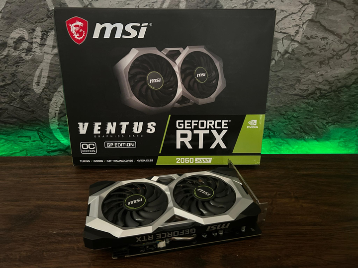Відеокарта RTX 2060 SUPER 8GB MSI VENTUS OC (GeForce RTX