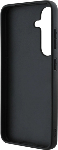 Etui Guess Grained Big 4G Logo Small Classic do Samsung Galaxy S25 Black (3666339449124) - obraz 7