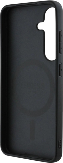 Панель Guess Leather 4G Colored Ring Classic Logo MagSafe для Samsung Galaxy S25 Brown (3666339449506) - зображення 7