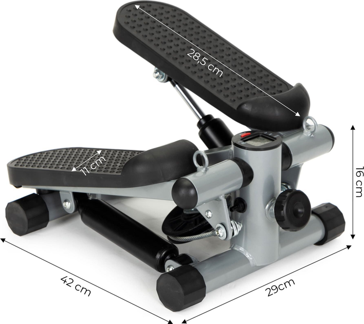 Stepper z ekspanderami do cwiczen fitness z licznikiem ModernHome (5903769979073) - obraz 10
